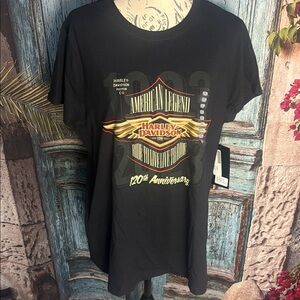 Harley Davidson 120th Anniversary Shirt NWT , size 2XL
100 % Cotton